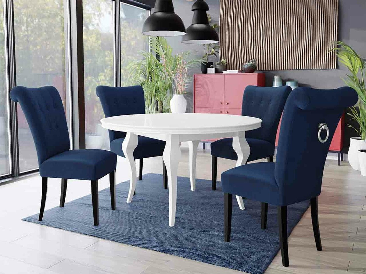 Trpezarijski set Racine 142 (Srebrna)