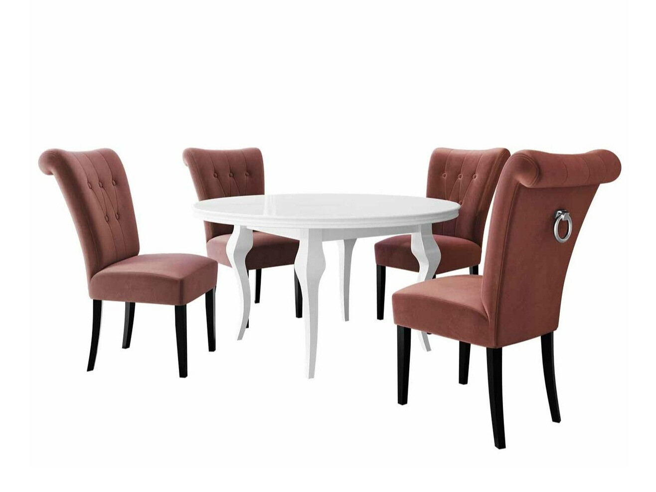 Trpezarijski set Racine 142 (Srebrna)