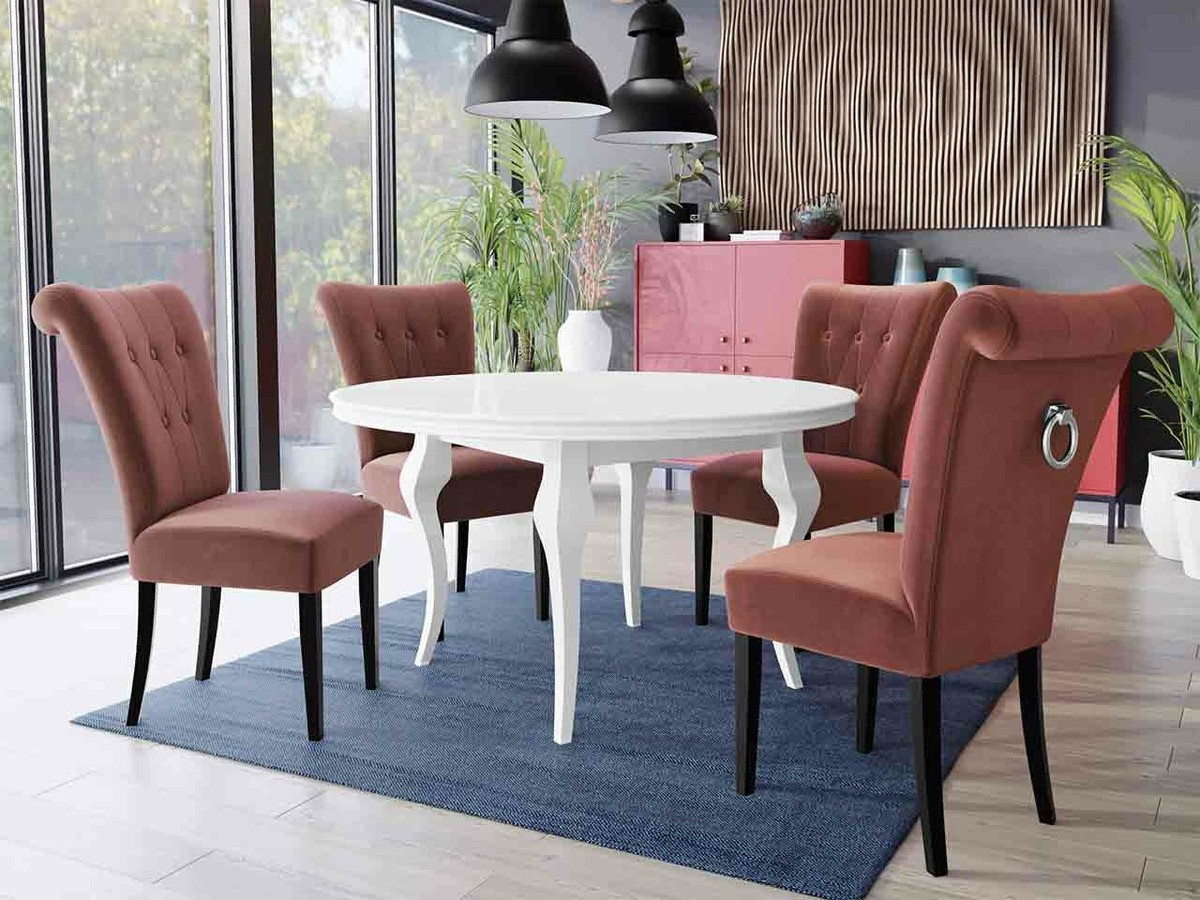 Trpezarijski set Racine 142 (Srebrna)