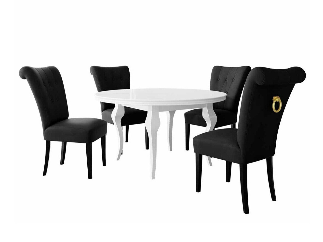 Trpezarijski set Racine 142 (Zlatna)