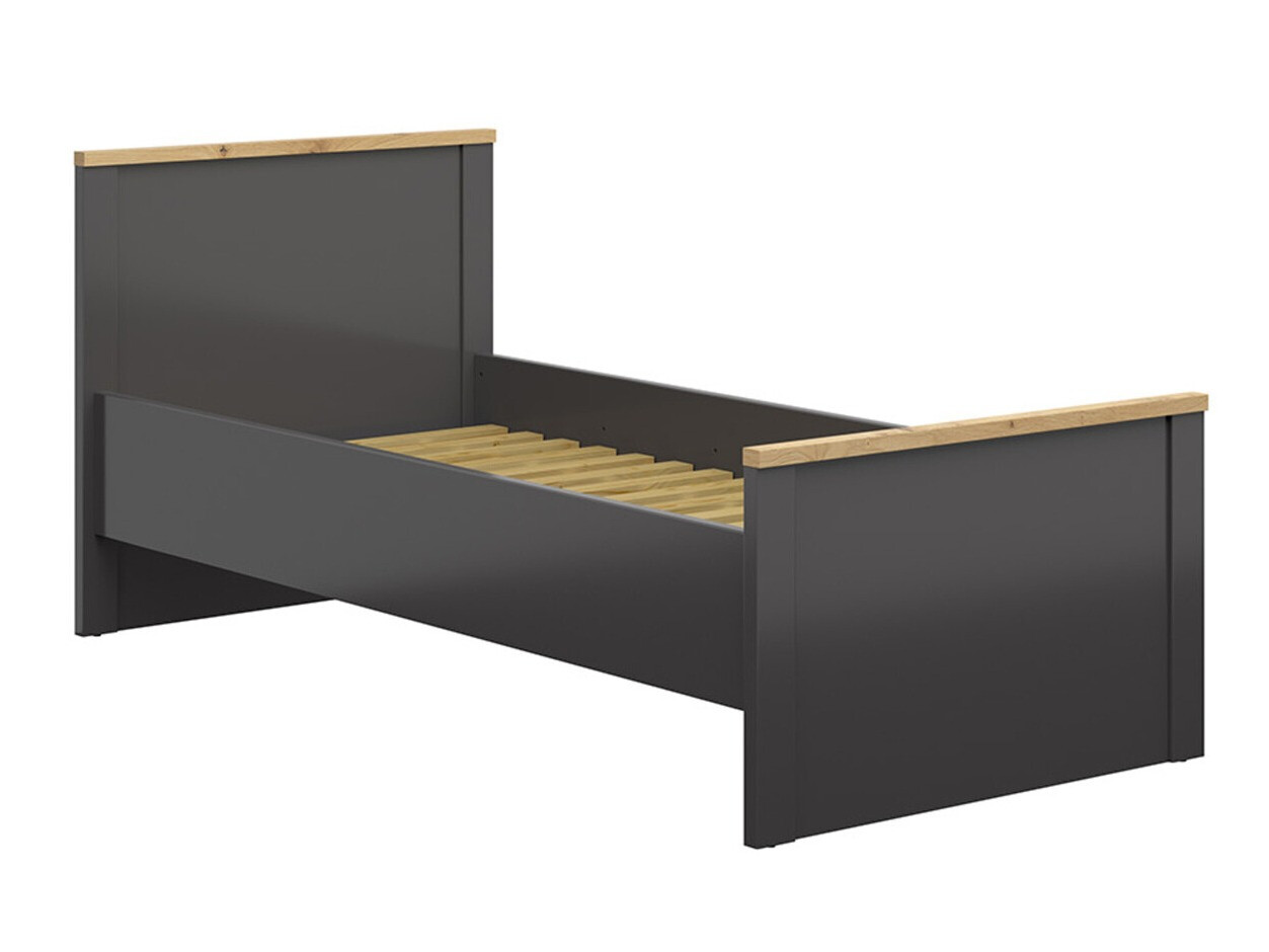 Krevet Sordoro 132 (Grafit + Artisan hrast)