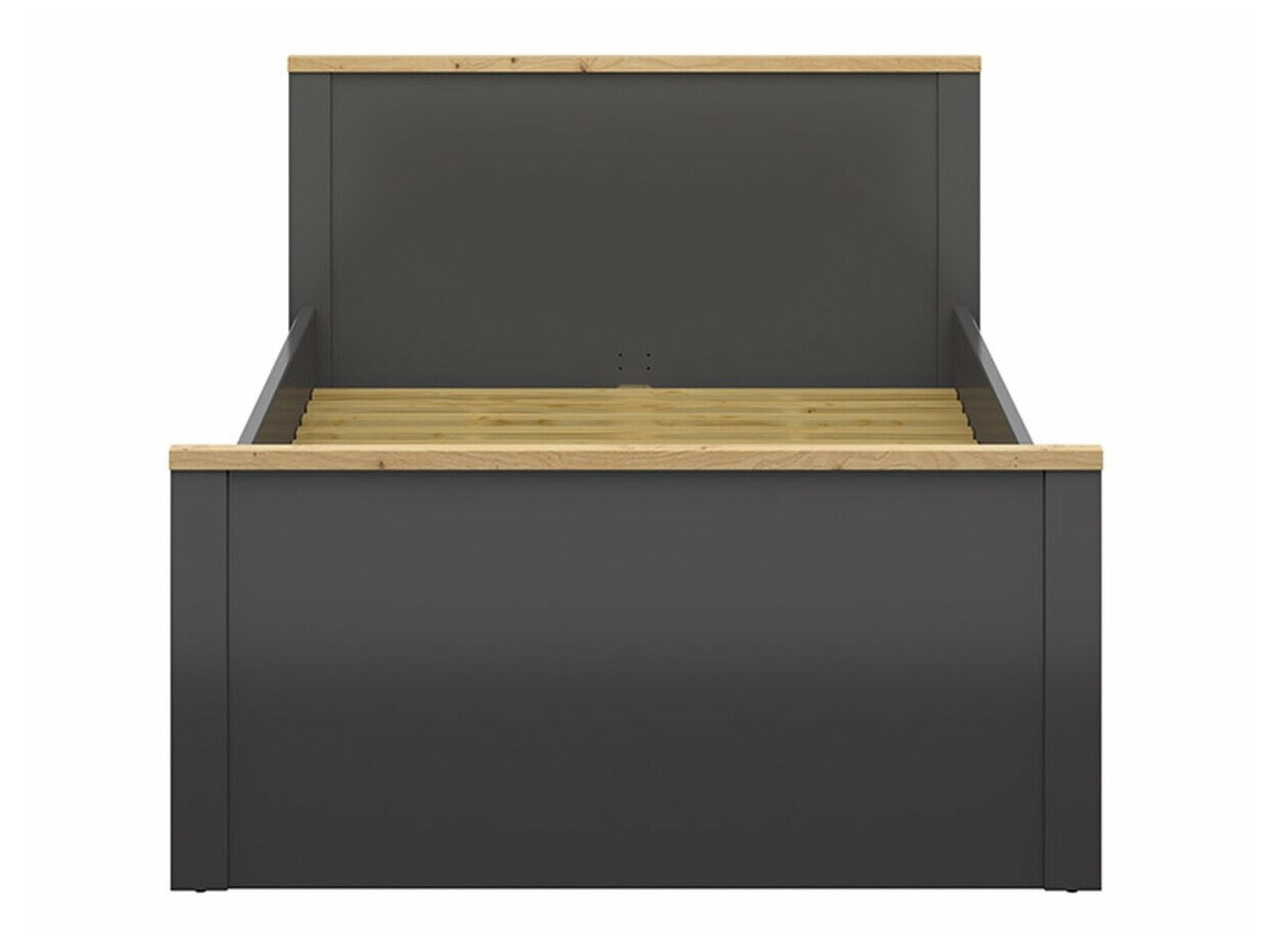 Krevet Sordoro 132 (Graphite + Zanatski hrast)