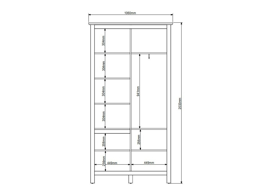 Ormar Sordoro 128 (Sibu ariš + Larico bor)