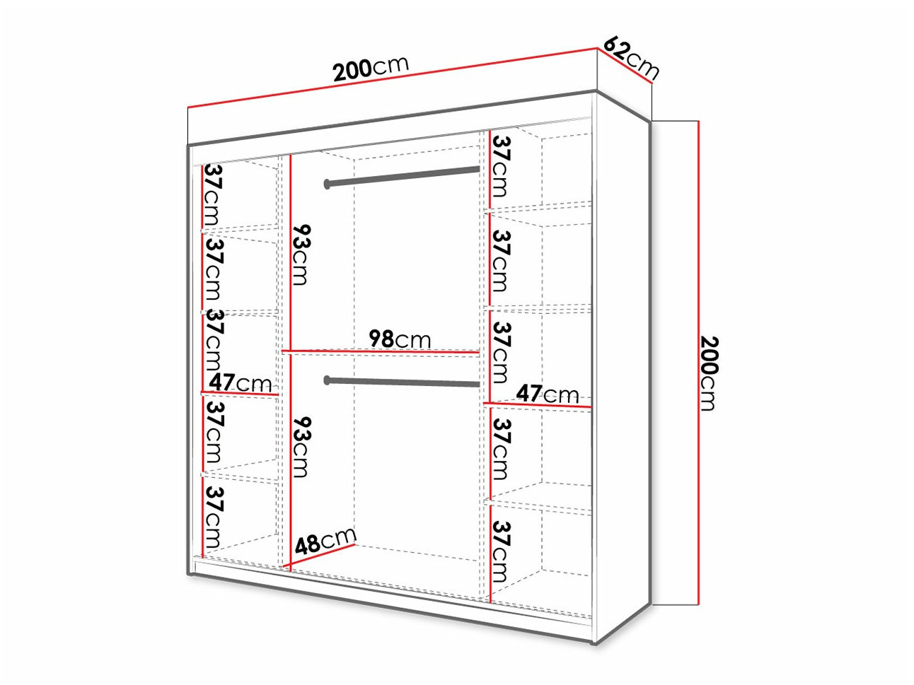 Ormar Hartford 400 (Crno)