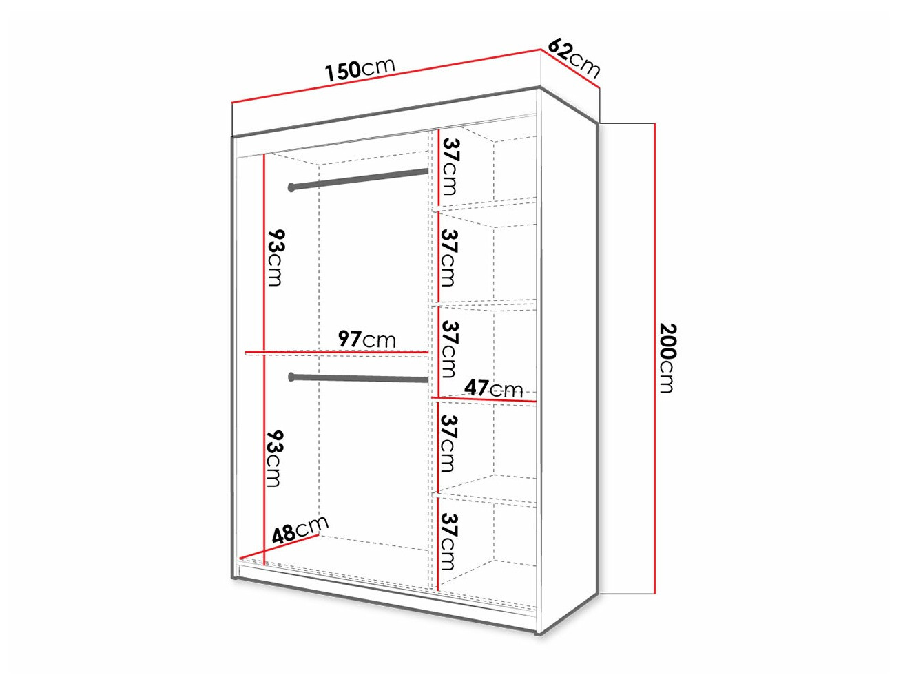 Ormar Hartford 402 (Crno)
