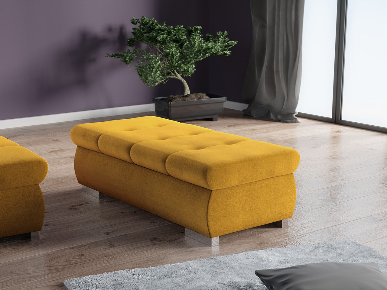 Tapacirana klupa Comfivo 123 (Fresh 37)