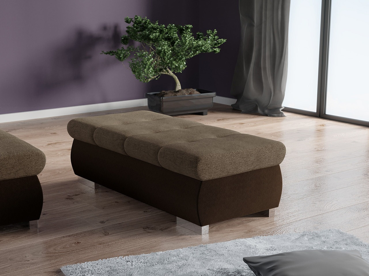 Tapacirana klupa Comfivo 123 (Kronos 06 + Matana 19)