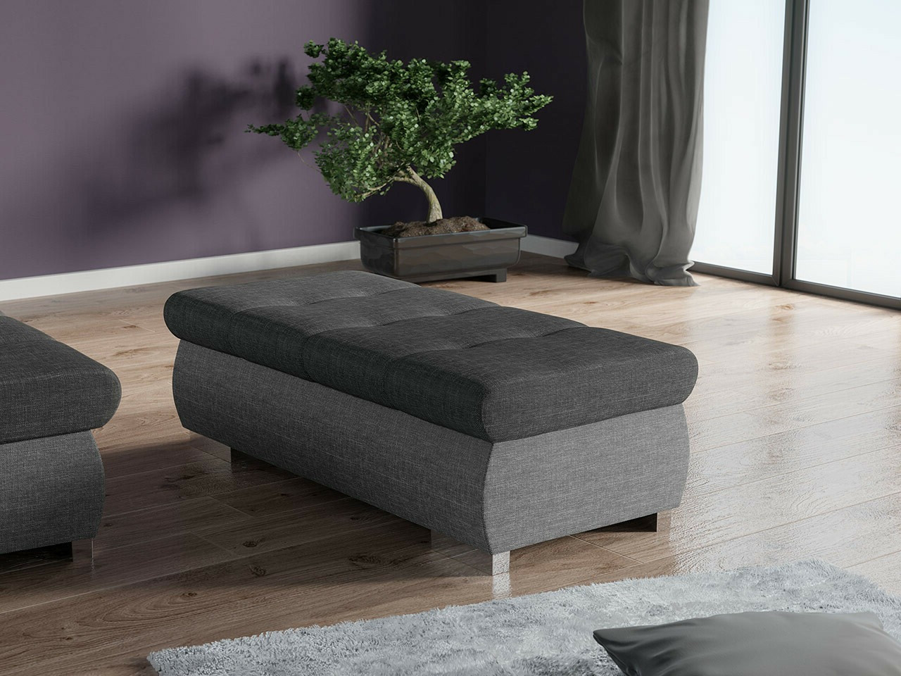 Tapacirana klupa Comfivo 123 (Lux 05 + Lux 06)