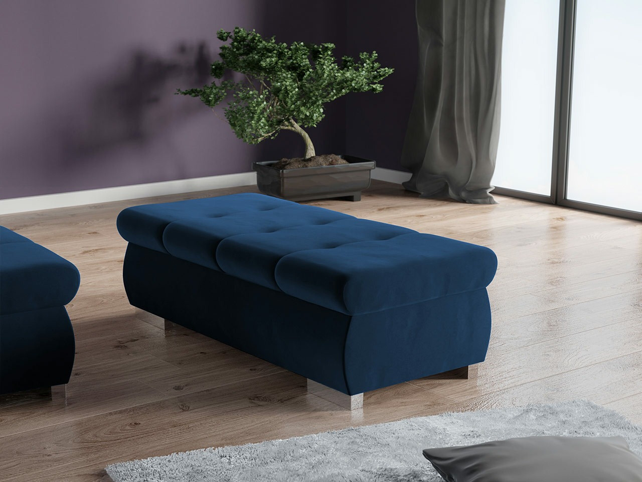 Tapacirana klupa Comfivo 123 (Magic Velvet 2216)