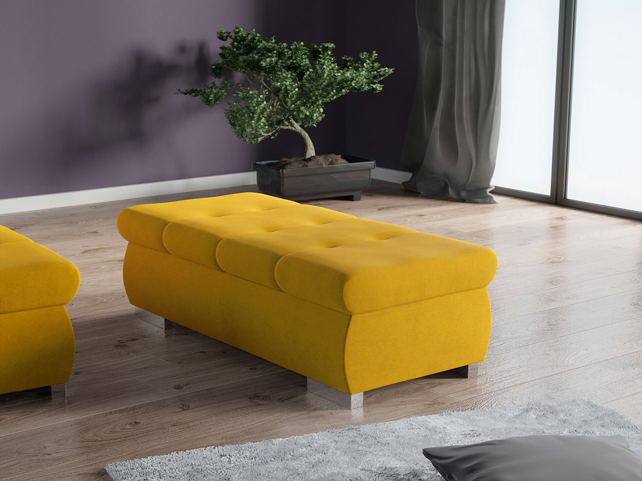 Tapacirana klupa Comfivo 123 (Uttario Velvet 2959)