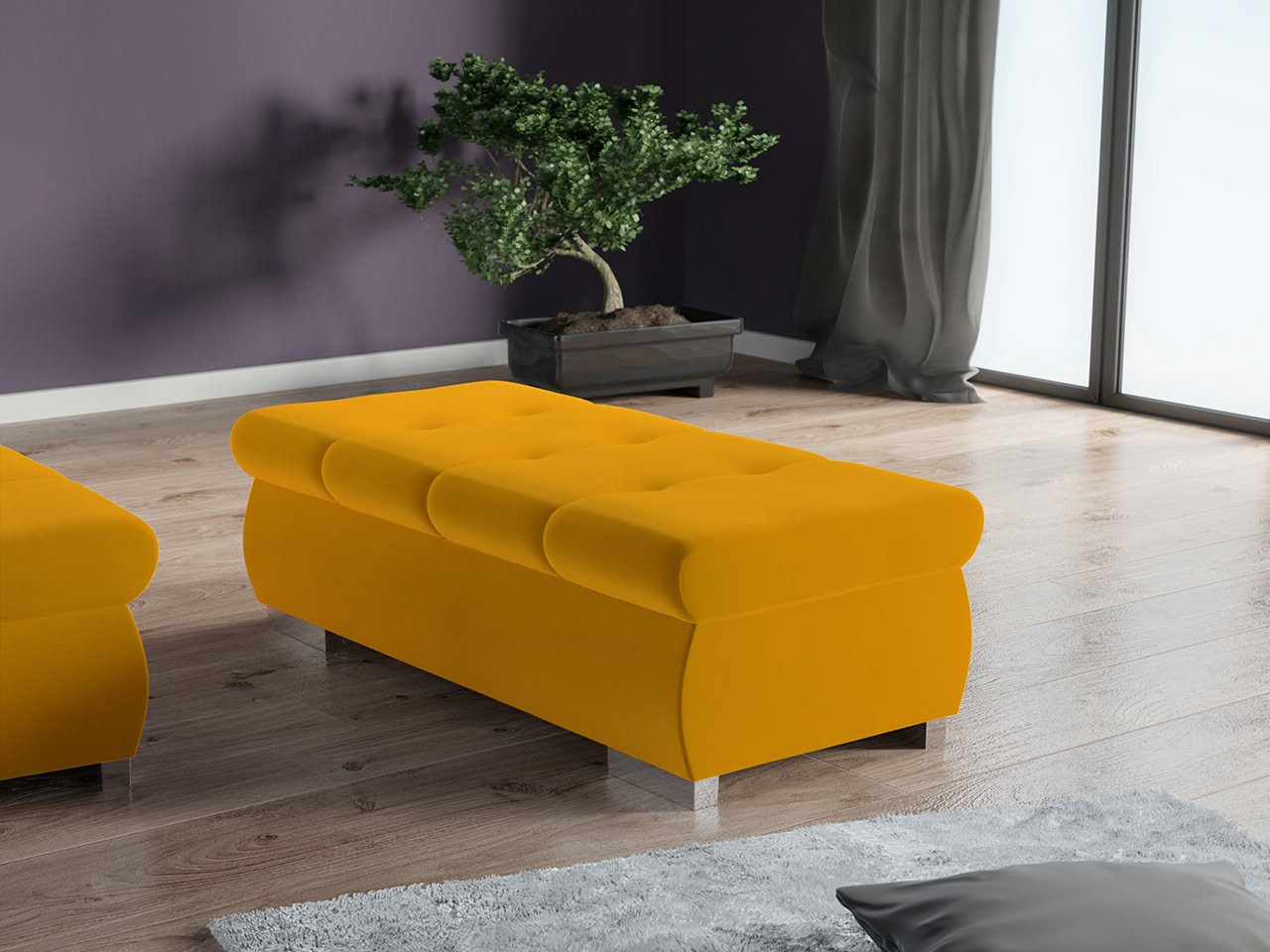 Tapacirana klupa Comfivo 123 (Venus Velvet 2916)