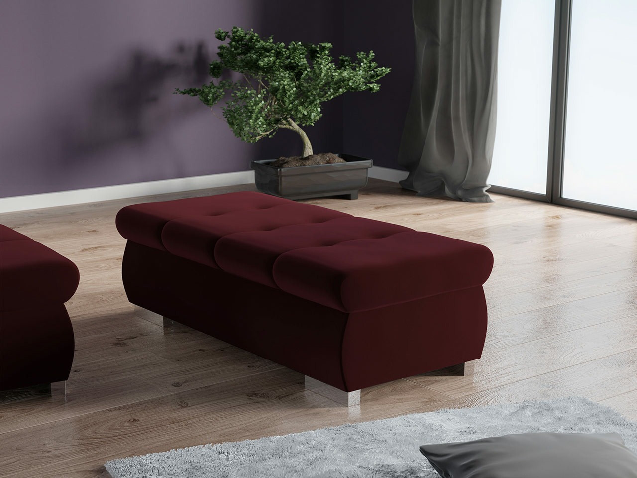 Tapacirana klupa Comfivo 123 (Venus Velvet 2932)