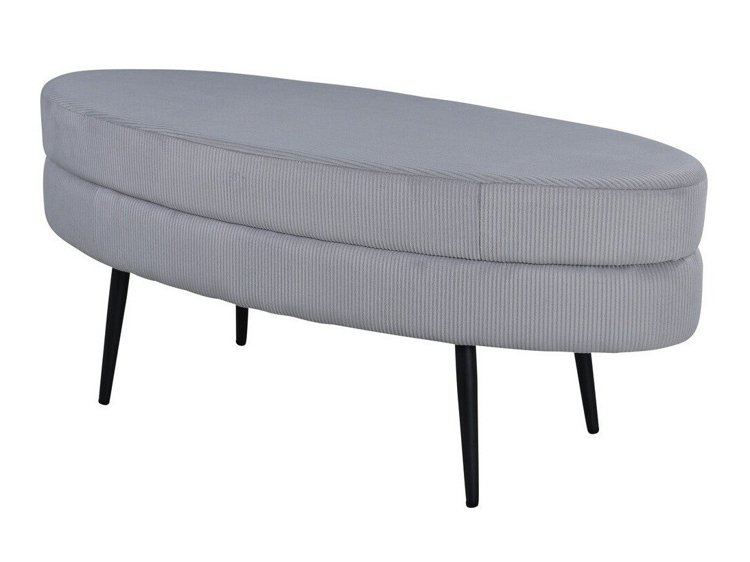 Tapacirana klupa Dallas 2920 (Sivo + Crno)