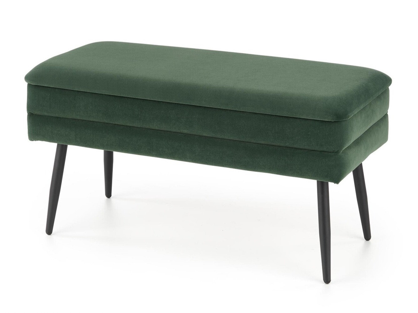 Tapacirana klupa Houston 1255 (Tamno zelena + Crno)