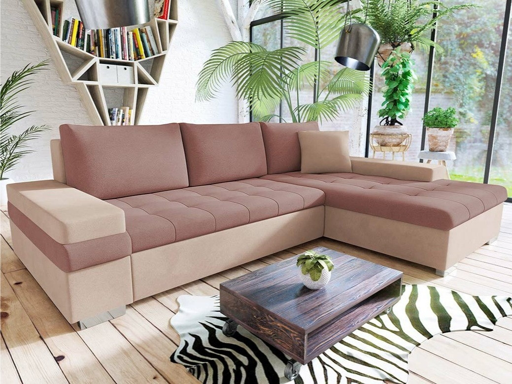 Ugaona sofa Comfivo 121 (Uttario Velvet 2956 + Uttario Velvet 2955)
