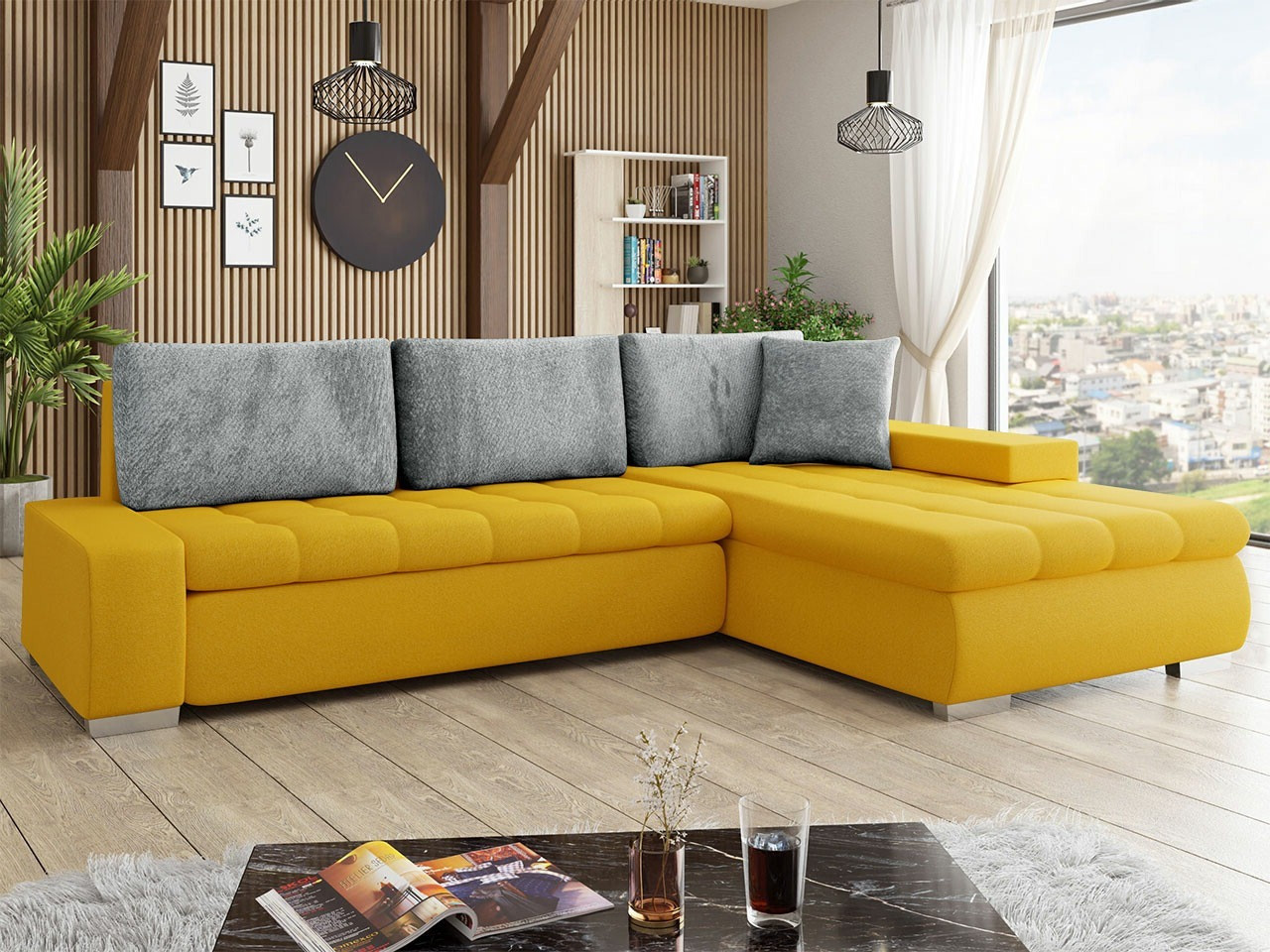 Ugaona sofa Comfivo 147 (Otusso 14 + Sorriso 04)