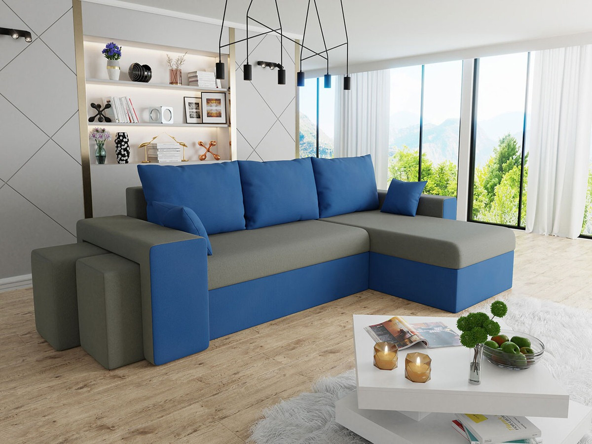 Ugaona sofa Memphis 124 (Mikrofaza 36 + Mikrofaza 14)
