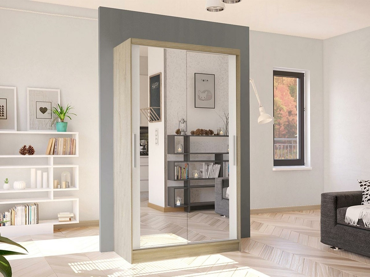 Ormar Closico 165 (Sonoma hrast + Belo)