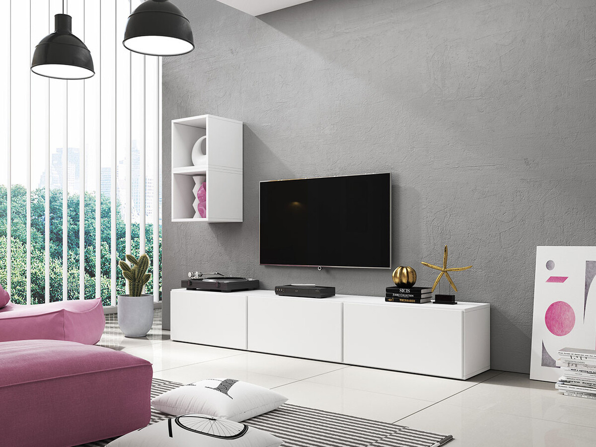 Set za dnevnu sobu Corbele 112 (Belo)