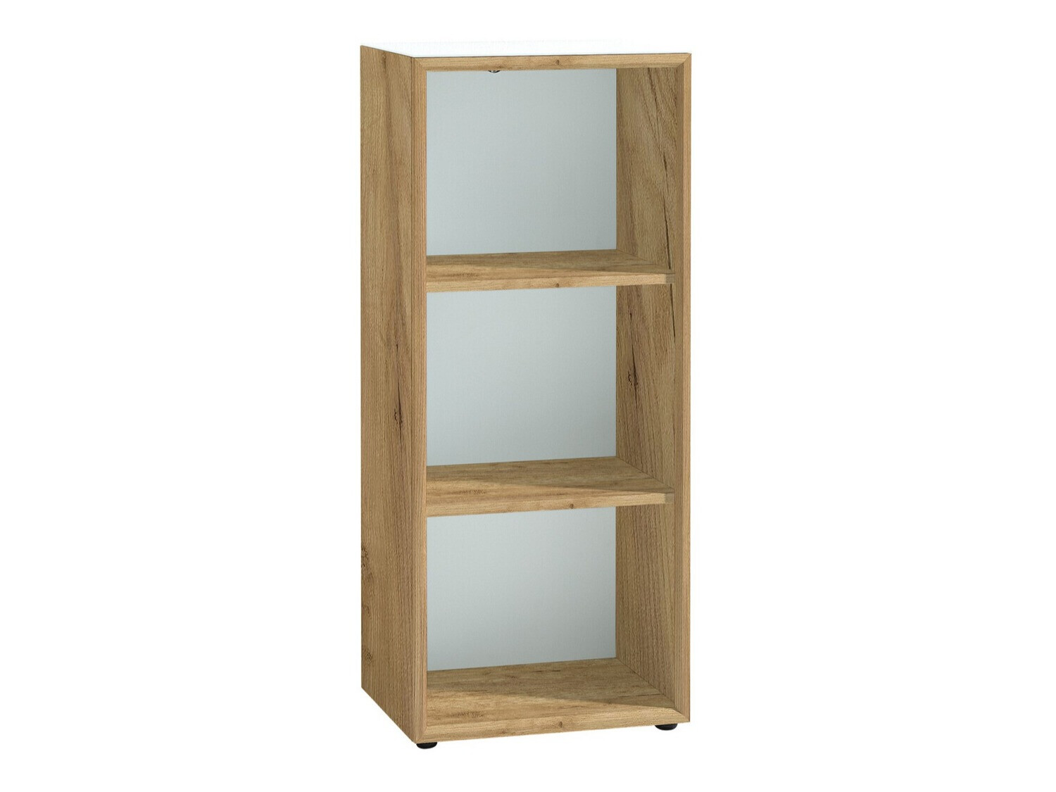 Polica Catcamu 103 (Belo + Navarra hrast)