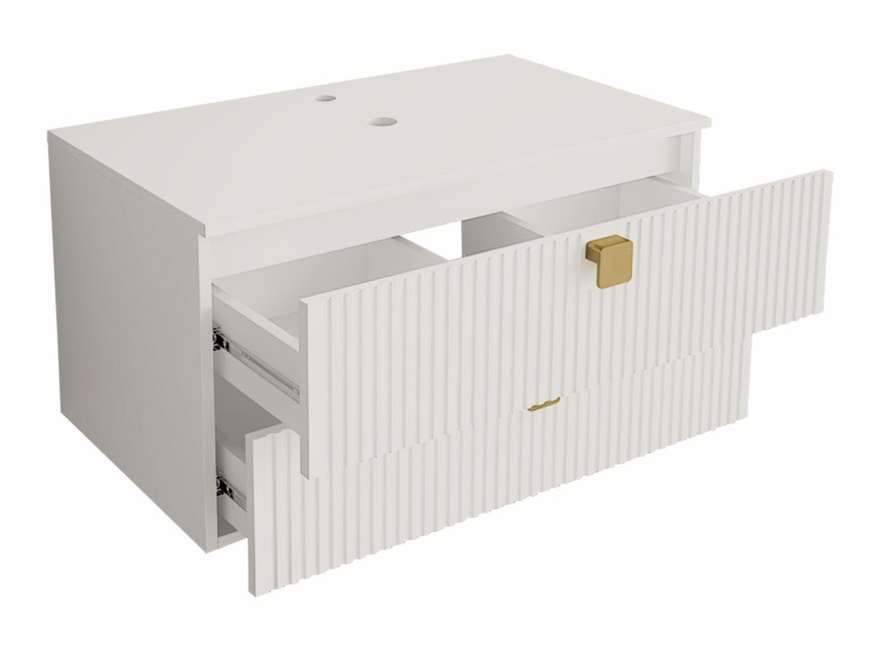 Viseći kupatilski element za lavabo Orlvera 102 (Crno)