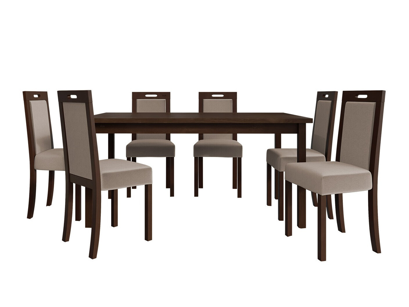 Trpezarijski set Victorville 262 (Orah)