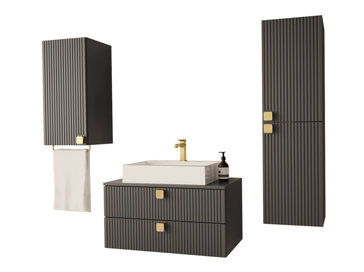 Set za kupatilo Orlvera 105 (Sivo)