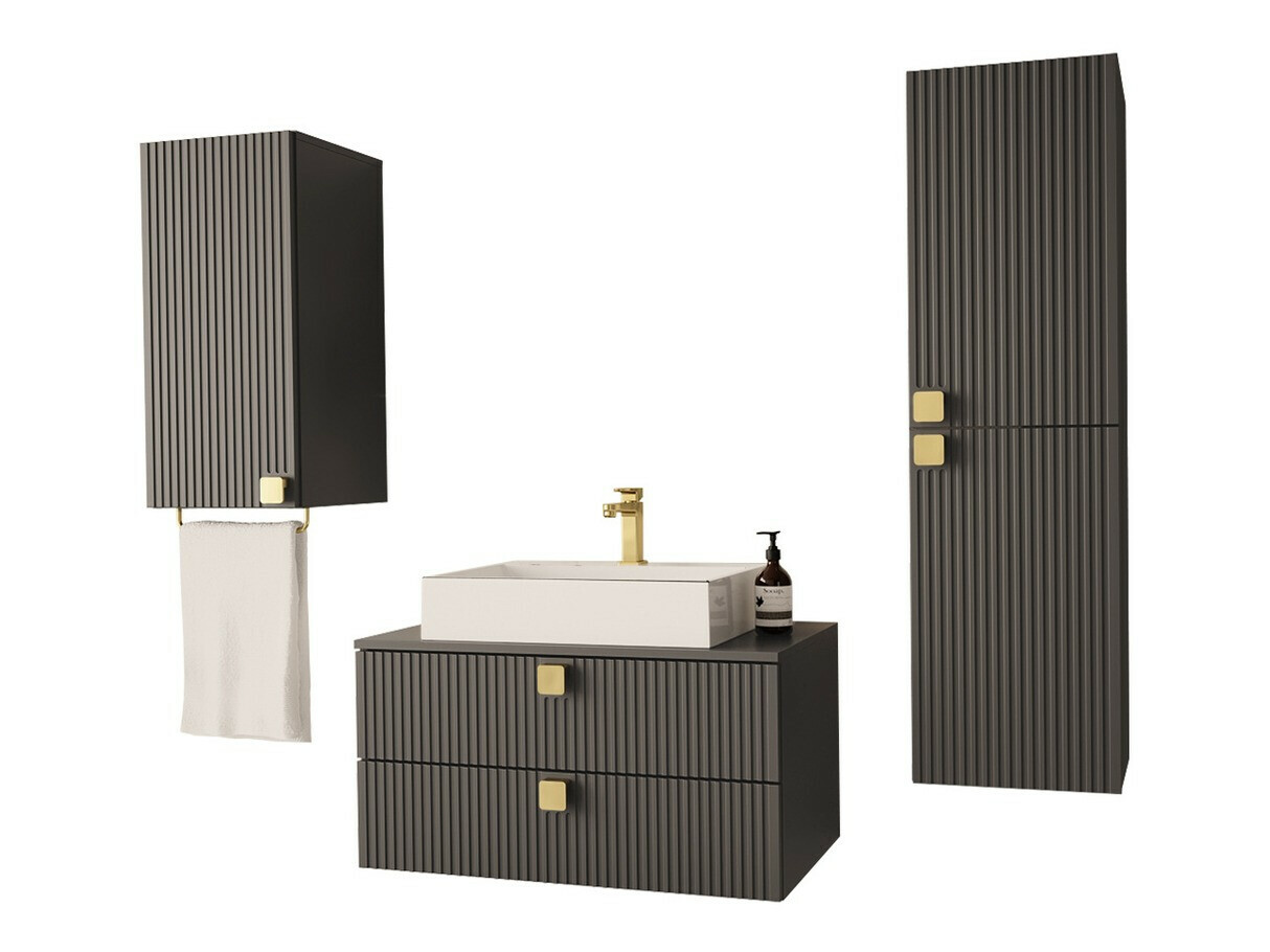 Set za kupatilo Orlvera 105 (Sivo)