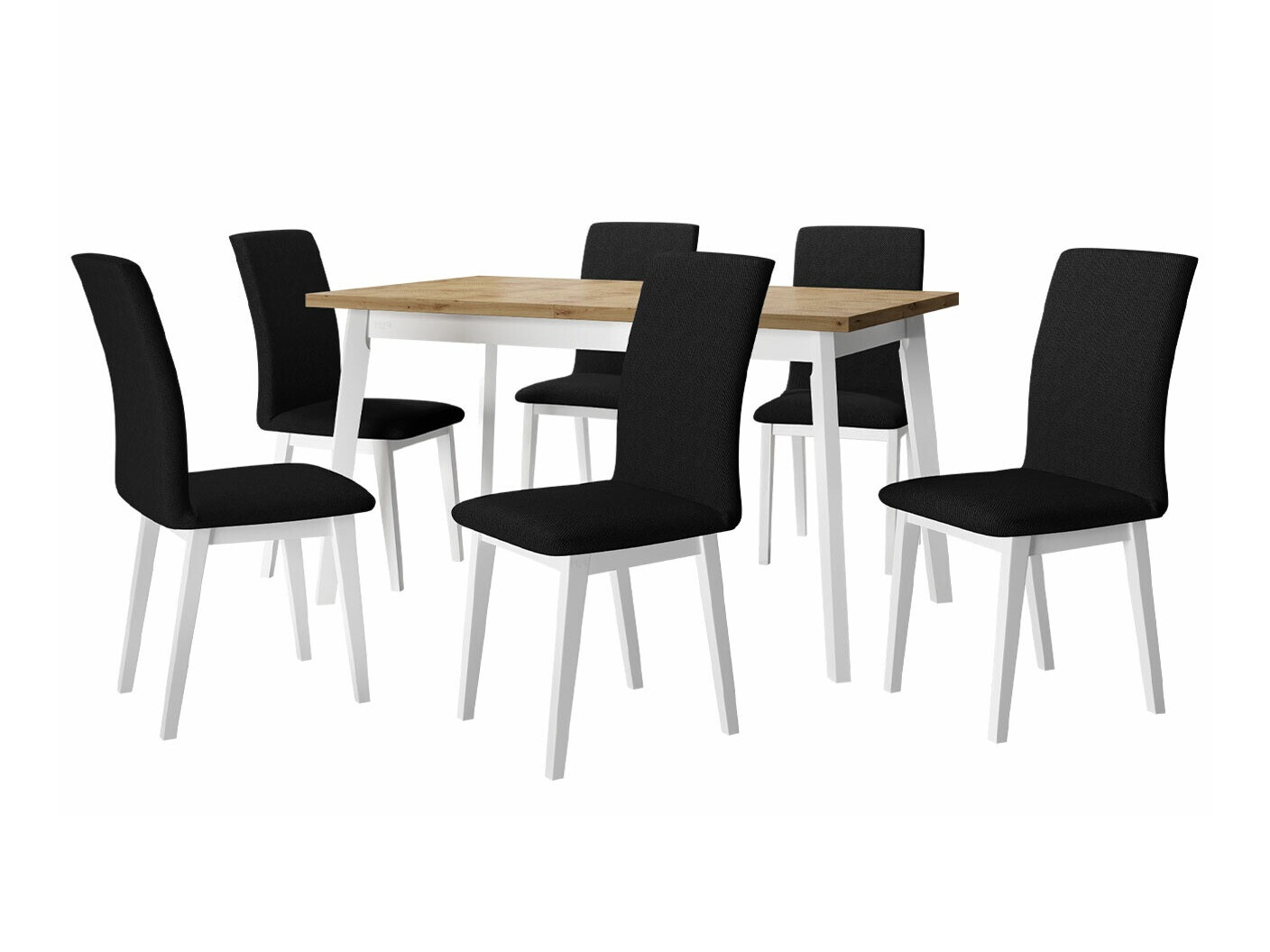 Trpezarijski set Victorville 285 (Artisan hrast + Belo)