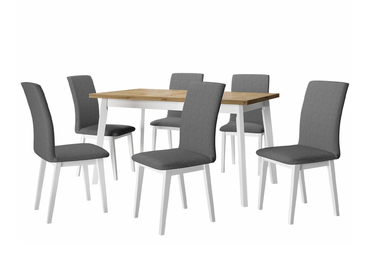 Trpezarijski set Victorville 285 (Artisan hrast + Belo)