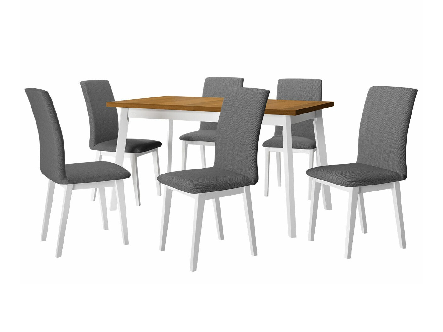 Trpezarijski set Victorville 285 (Unuk hrast + Belo)