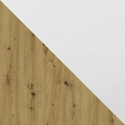 Trpezarijski set Victorville 285 (Zanatski hrast + Belo)