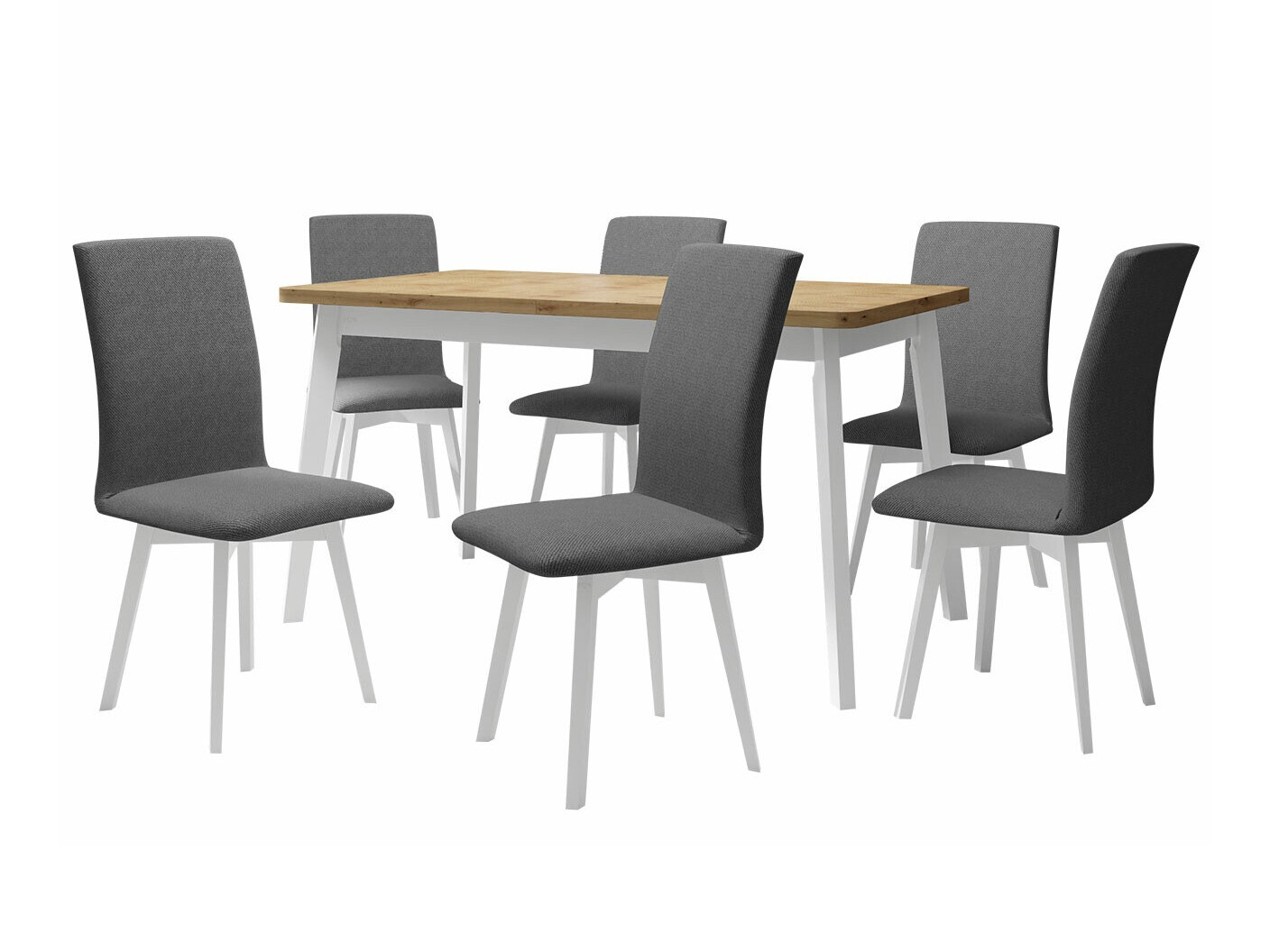 Trpezarijski set Victorville 291 (Artisan hrast + Belo)