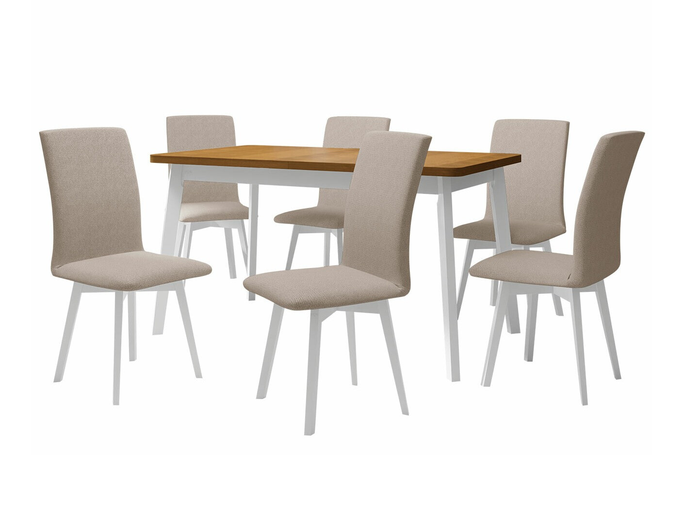 Trpezarijski set Victorville 291 (Unuk hrast + Belo)