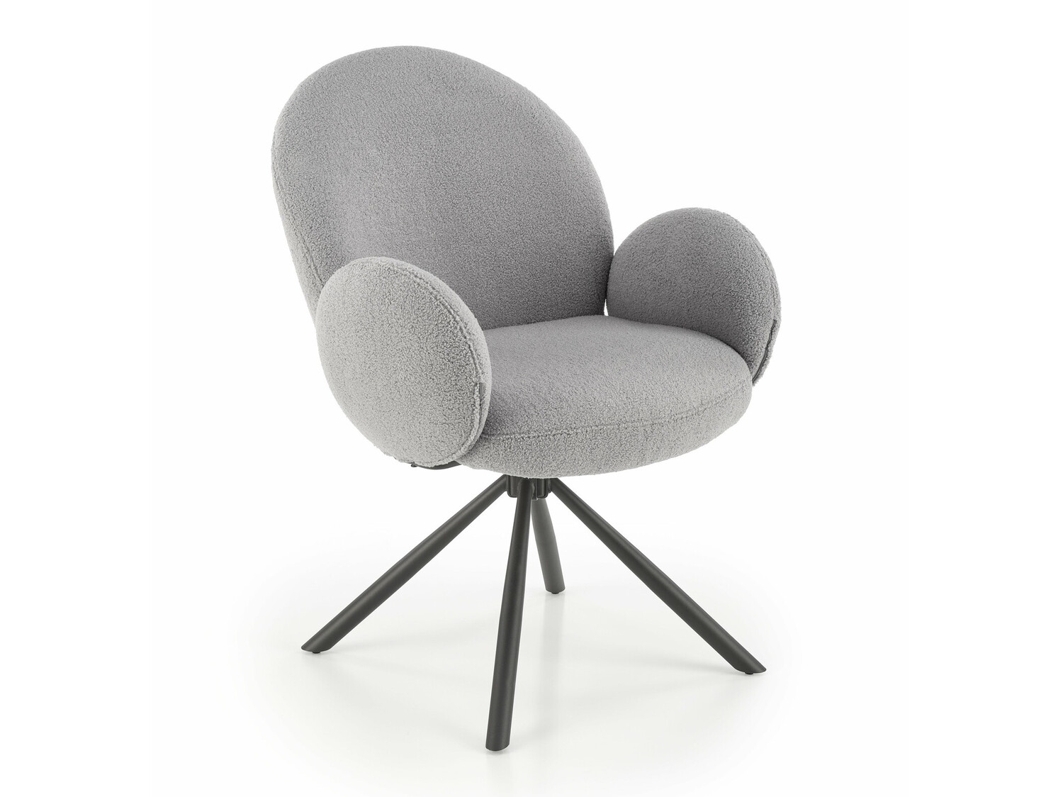 Stolica Houston 1527 (Sivo + Crno)