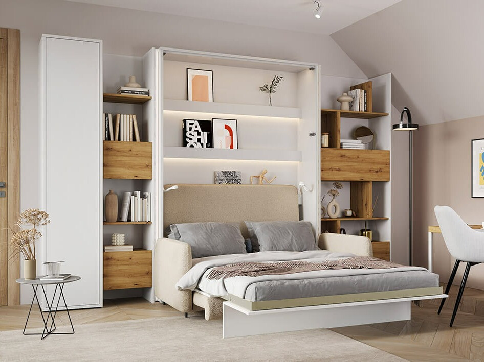 Polica Concept Pro Lenart Levfere 145 (Belo)