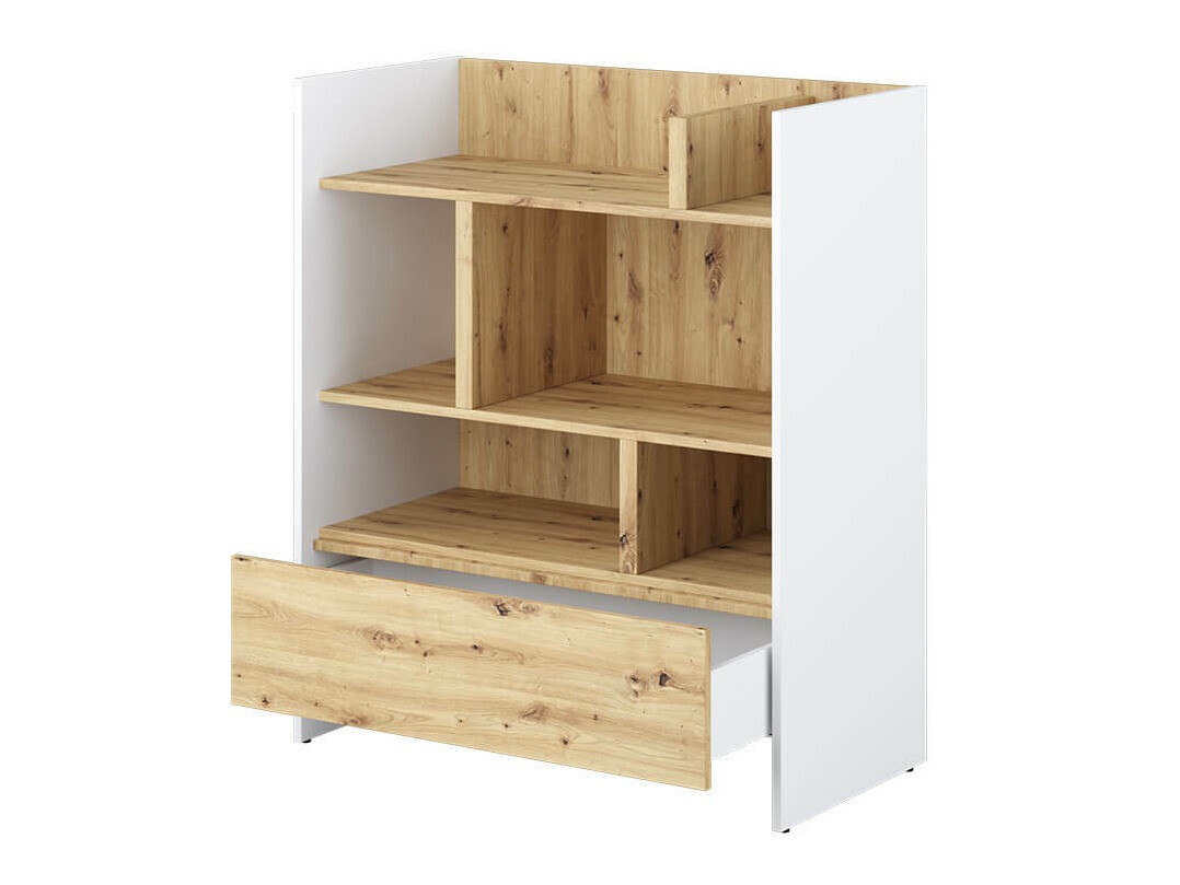 Polica Concept Pro Lenart Levfere 149 (Belo + Artisan hrast)