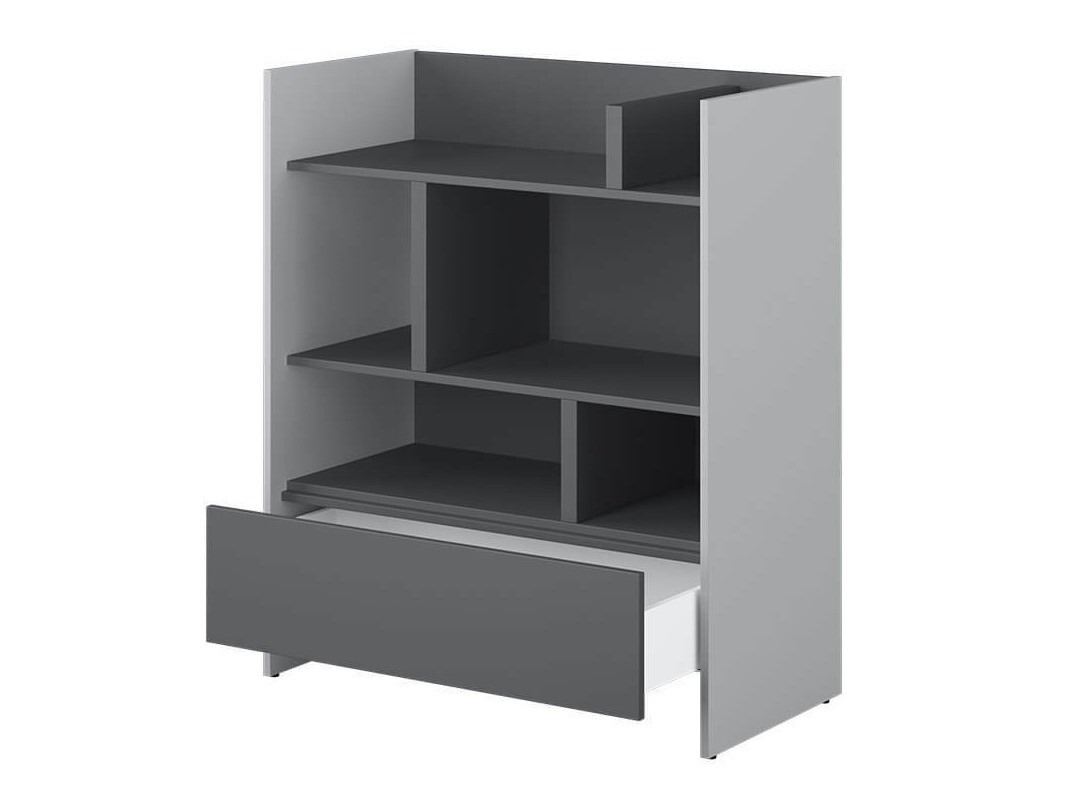 Polica Concept Pro Lenart Levfere 149 (Sivo + Graphite)