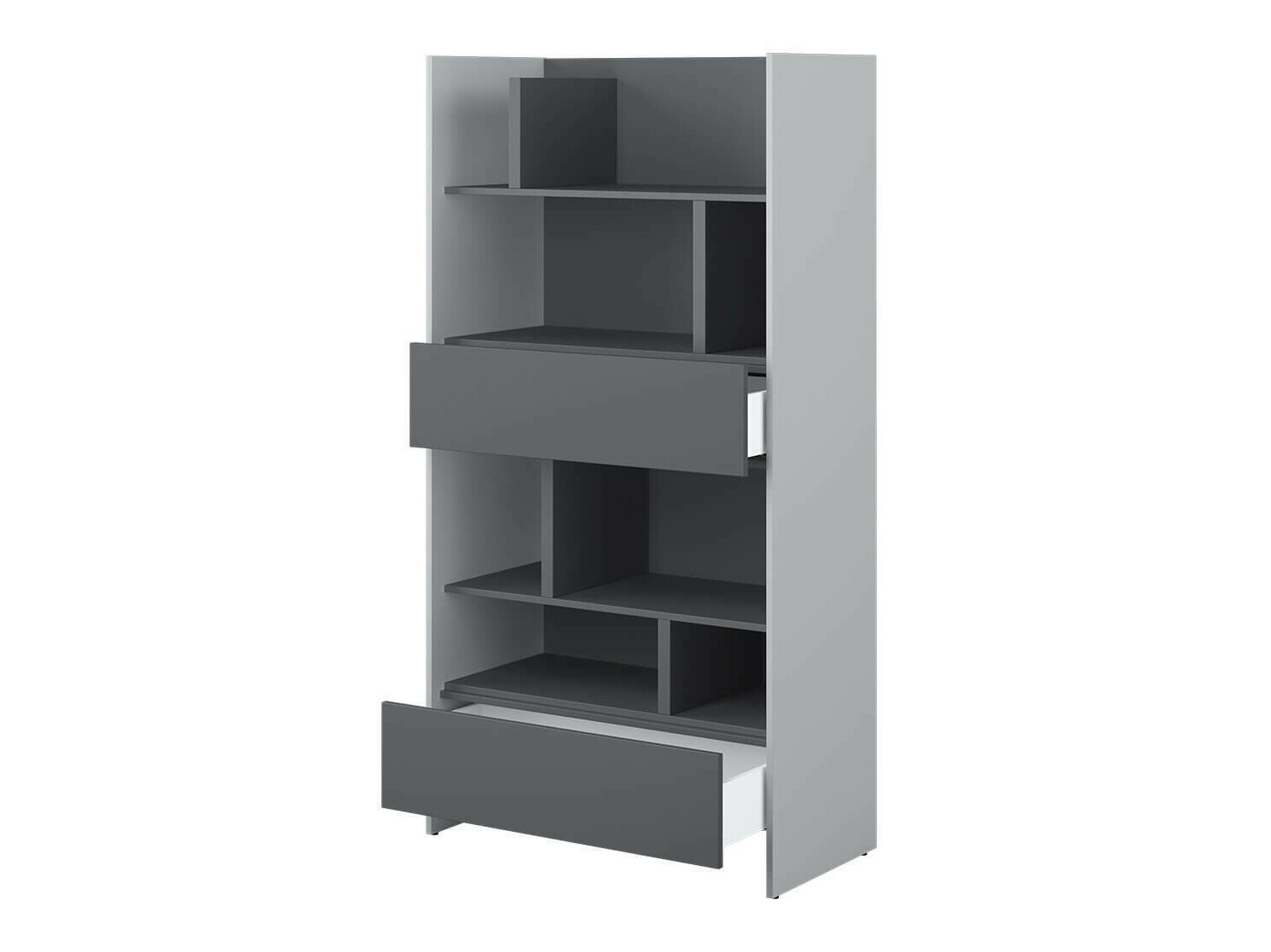 Polica Concept Pro Lenart Levfere 152 (Sivo + Graphite)