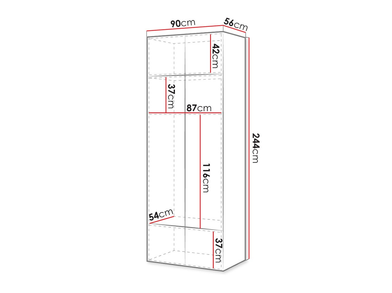 Ormar Levmari 112 (Crno)