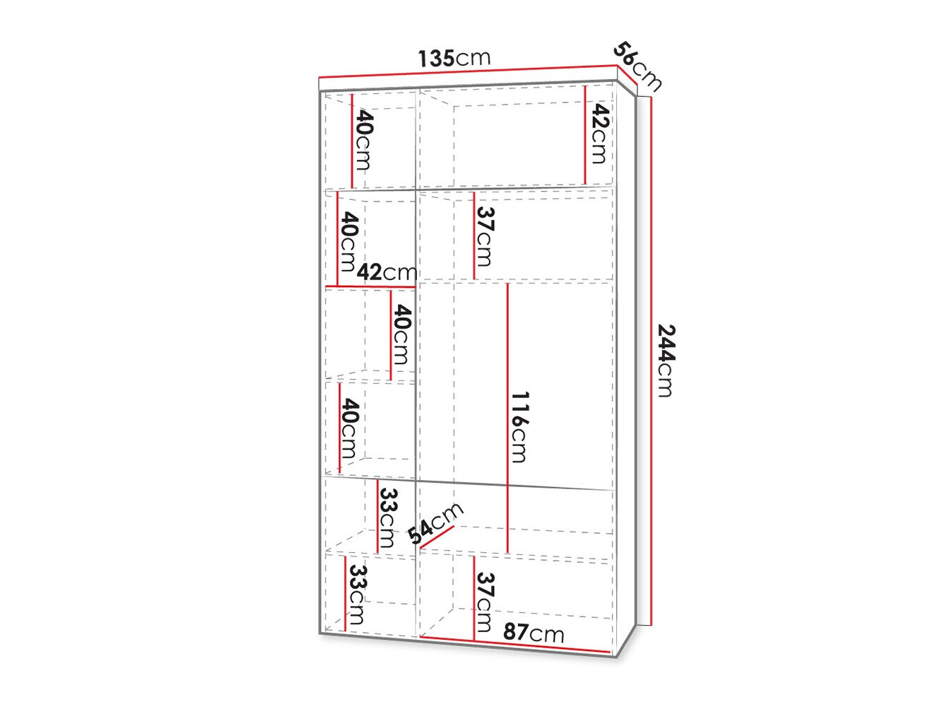Ormar Levmari 114 (Belo)