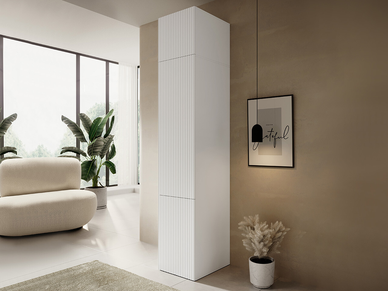 Polica Levmari 113 (Belo)