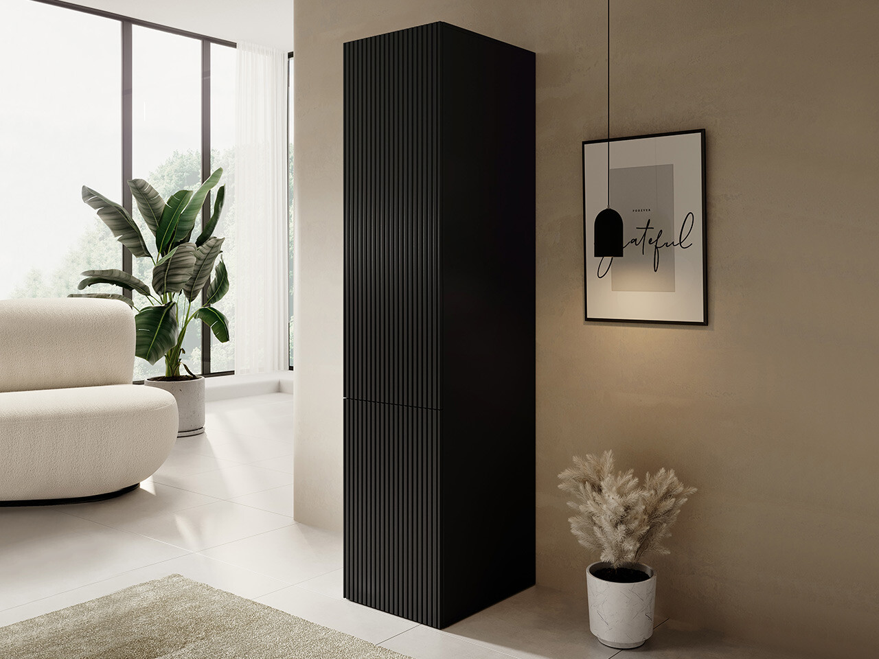 Polica Levmari 113 (Crno)