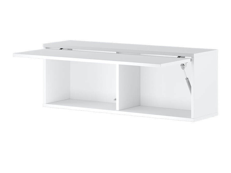 Zidni ormarić Concept Pro Lenart Levfere 153 (Sjajno belo + Belo)