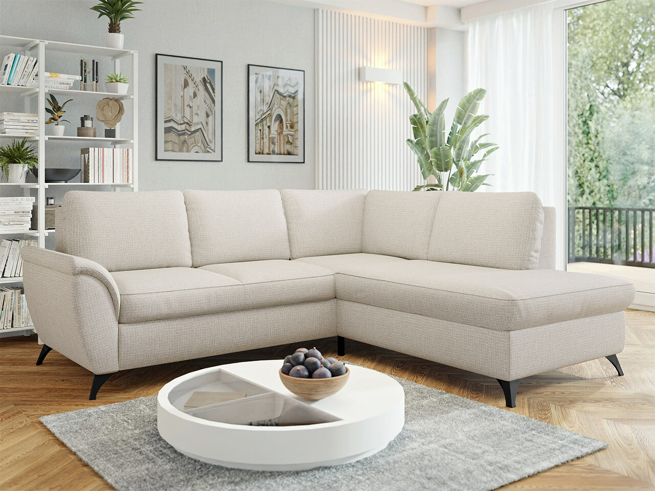 Ugaona sofa Lincoln 174 (Barrel 03)