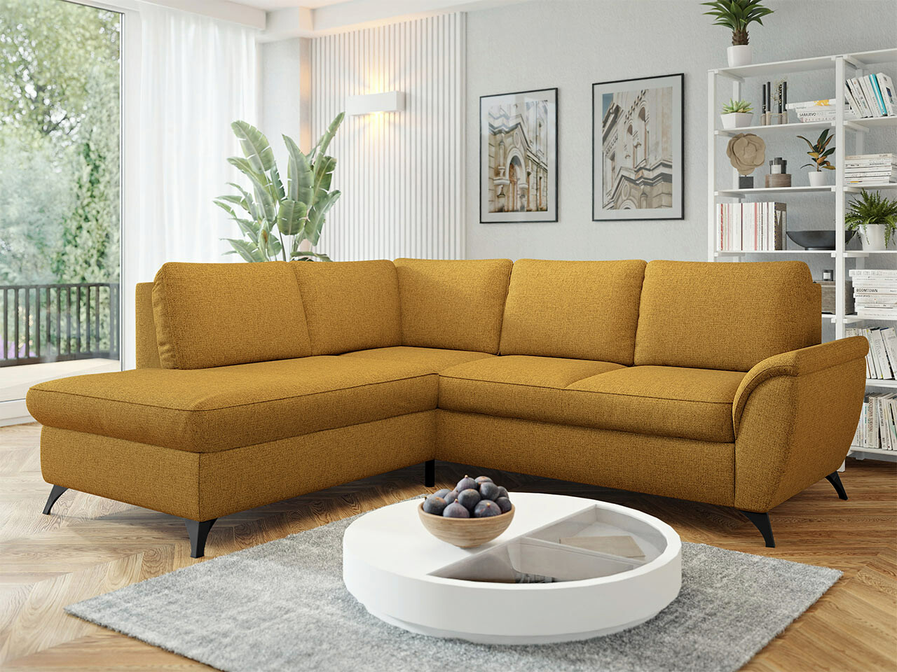 Ugaona sofa Lincoln 174 (Barrel 48)