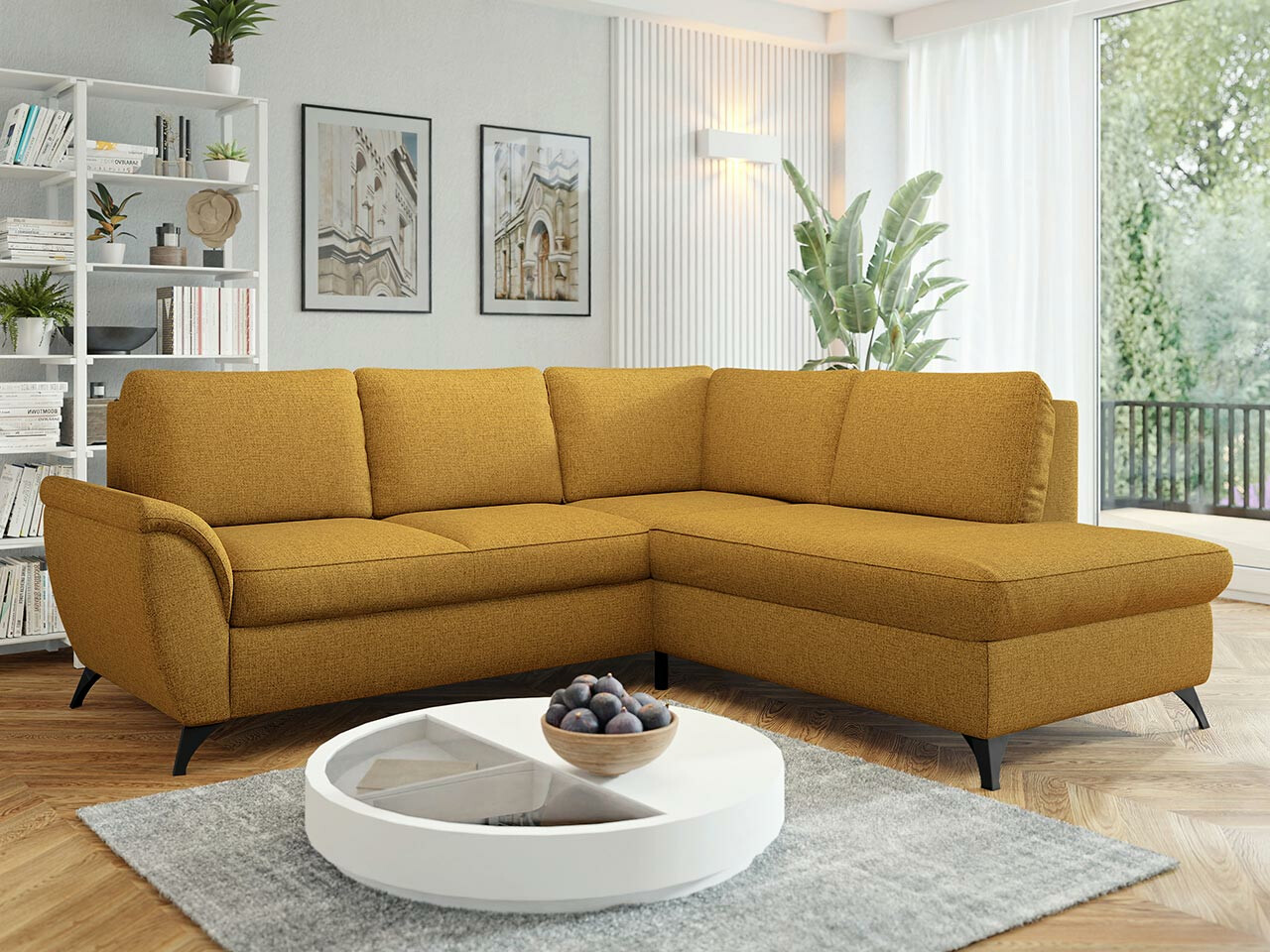 Ugaona sofa Lincoln 174 (Barrel 48)