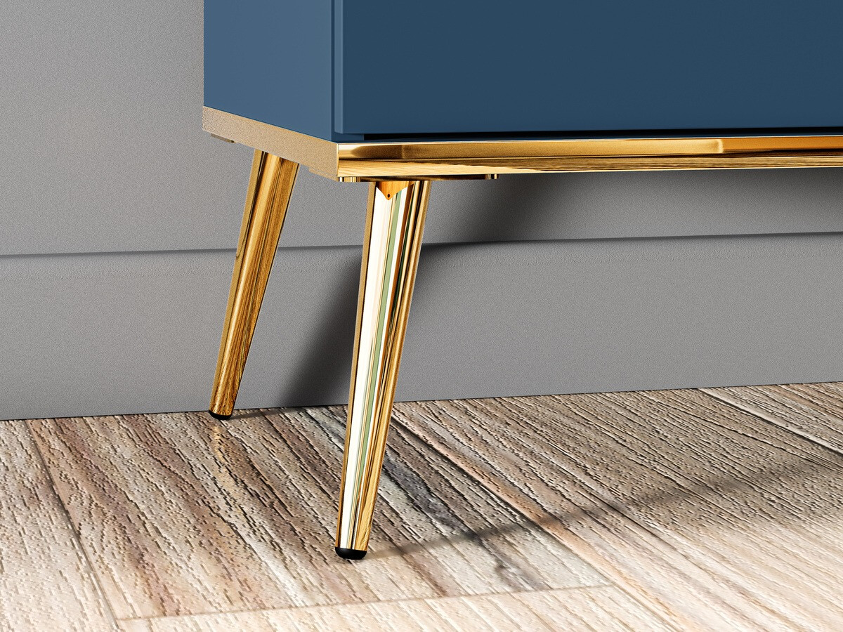 Komoda Flonovu 103 (Tamno plava + Zlatan)