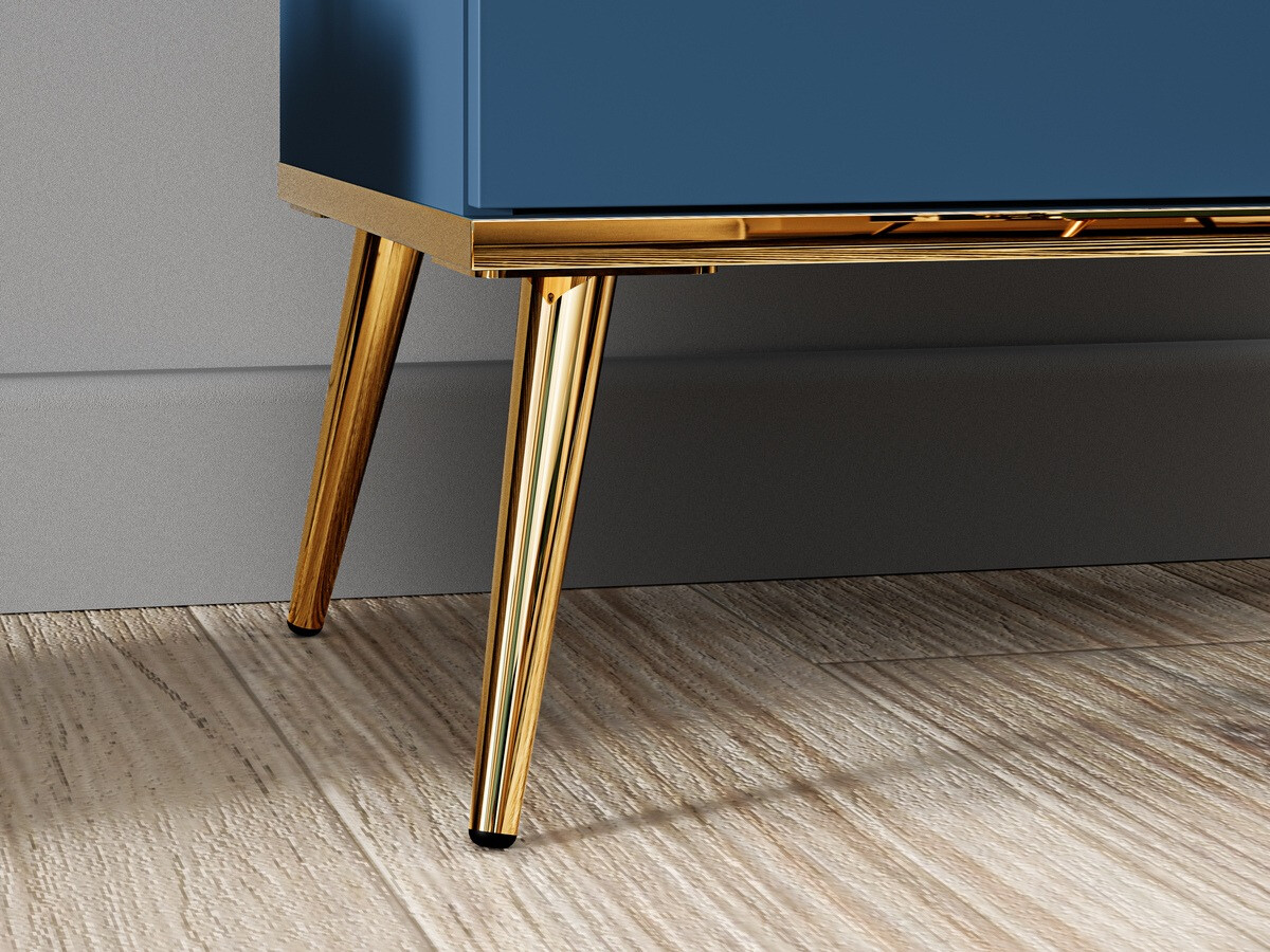 Polica Flonovu 100 (Tamno plavo + Zlatna)