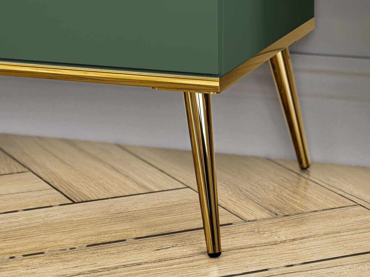 Polica Flonovu 101 (Tamno zelena + Zlatan)